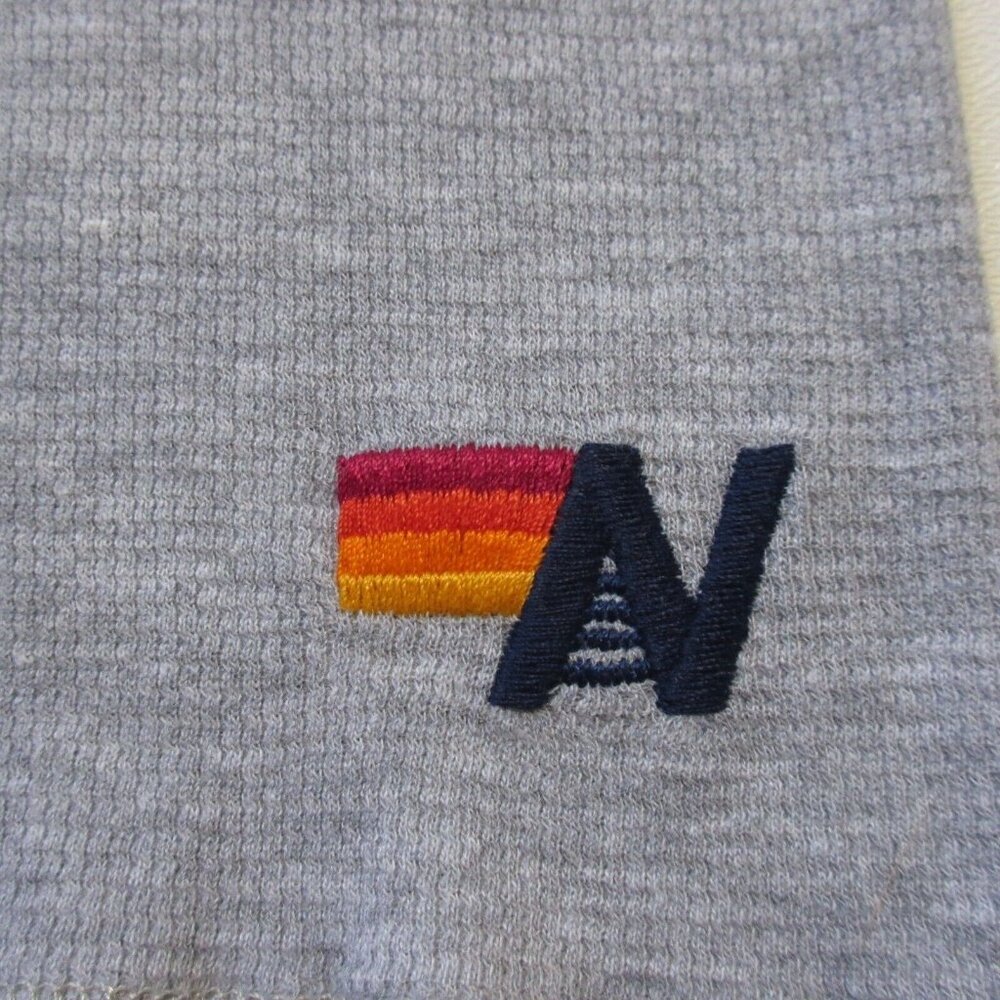 Aviator Nation Gray Long Sleeve Lightning Bolt Tee - Picture 3 of 6